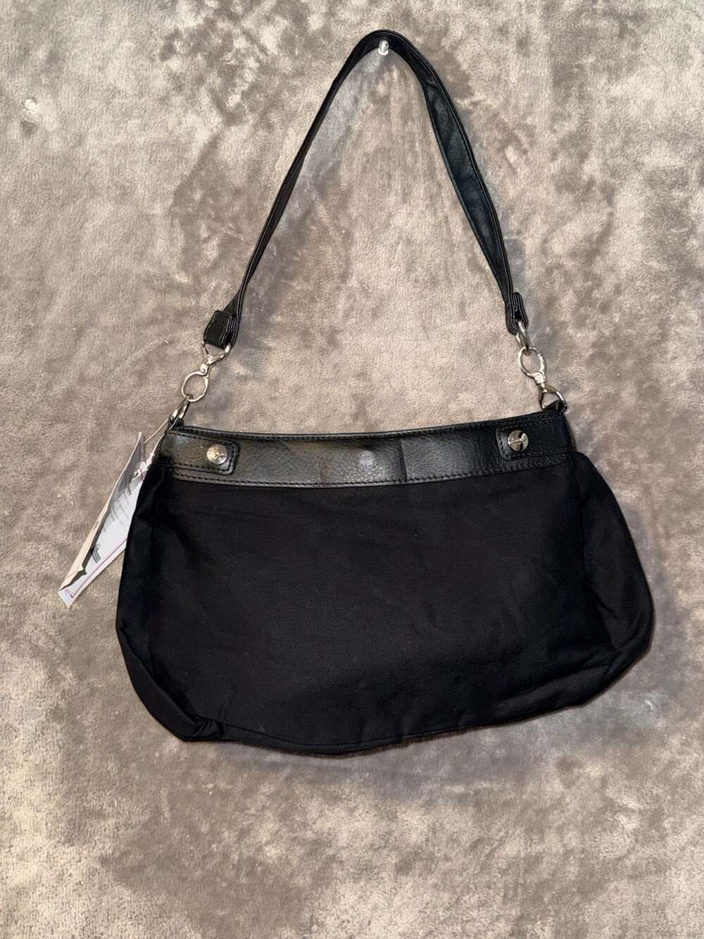 Thirty-One Gifts Suite Skirt Purse Black Shoulder Bag